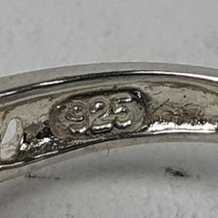 LADIES SILVER RING - Ring Size N / 7.5 US
