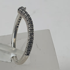 LADIES PANDORA SILVER RING 1.6GMS Ring Size K / 6 US