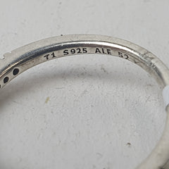 LADIES PANDORA SILVER RING 1.6GMS Ring Size K / 6 US