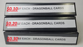 BULK Dragon Ball Z Card Folder Lot + Vintage Cards