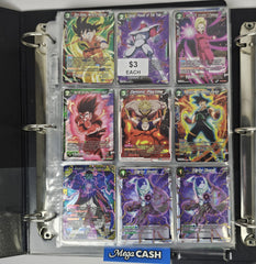 BULK Dragon Ball Z Card Folder Lot + Vintage Cards