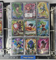 BULK Dragon Ball Z Card Folder Lot + Vintage Cards