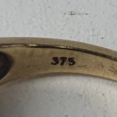 LADIES 9CT DIAMOND RING 2.8GMS Ring Size O / 7.5 US