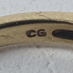 LADIES 9CT DIAMOND RING 2.1GMS Ring Size M / 6.5 US