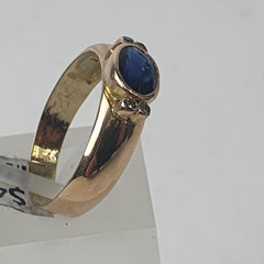 LADIES 9CT DIAMOND RING 3.1GMS Ring Size S 1/2 / 9.5 US