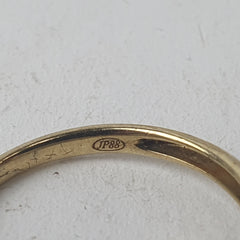 LADIES 9CT DIAMOND DRESS RING 2.0GMS Ring Size P 1/2 / 8.5 US