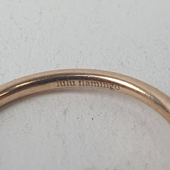 LADIES 9CT DIAMOND EYE RING 1.4GMS Ring Size L 1/2 / 6.5 US