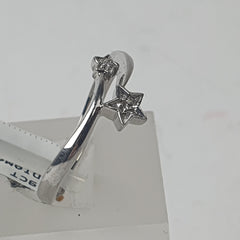 LADIES 9CT DIAMOND RING 2.5GMS Ring Size N / 7.5 US