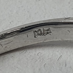 LADIES 9CT DIAMOND RING 2.5GMS Ring Size N / 7.5 US