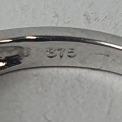 LADIES 9CT DIAMOND RING 2.1GMS Ring Size N / 7 US