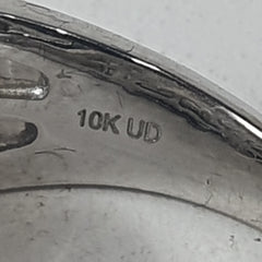 LADIES 10CT DIAMOND 6.5GMS Ring Size N / 7 US