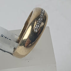 UNISEX 9CT RING RING 4.6GMS Ring Size O / 8 US