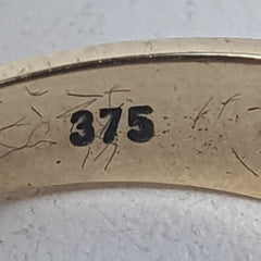 UNISEX 9CT RING RING 4.6GMS Ring Size O / 8 US