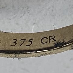 LADIES 9CT DIAMOND RING 2.4GMS Ring Size N / 7 US