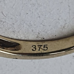 LADIES 9CT DIAMOND ETERNITY RING 1.5GMS Ring Size K 1/2 / 6 US