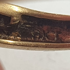 LADIES 9CT DIAMOND RING 2.3GMS Ring Size K / 5.5 US