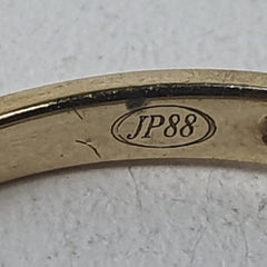 LADIES 9CT DIAMOND RING 1.9GMS Ring Size Q / 8.5 US