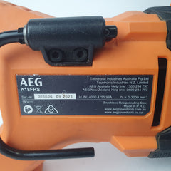 AEG - RECIPROCATING SAW - A18FRS - SKIN ONLY