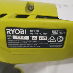 RYOBI - RECIPROCATING SAW - RRS1801 - SKIN ONLY