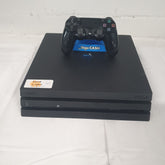 SONY GAME CONSOLE CUH-7102B PS4 PRO - 1TB W/ CONTROLLER (MISSING BACK STICKER & GRIP) & Cords