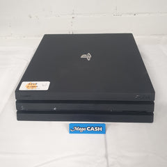SONY GAME CONSOLE CUH-7102B PS4 PRO - 1TB W/ CONTROLLER (MISSING BACK STICKER & GRIP) & Cords