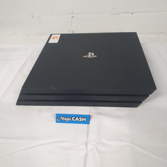 SONY GAME CONSOLE CUH-7102B PS4 PRO - 1TB W/ CONTROLLER (MISSING BACK STICKER & GRIP) & Cords