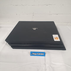 SONY GAME CONSOLE CUH-7102B PS4 PRO - 1TB W/ CONTROLLER (MISSING BACK STICKER & GRIP) & Cords