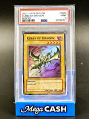 Yu Gi Oh! 2002 Curse of Dragon Europe LOB-E053 PSA 9