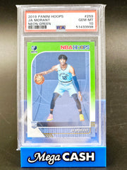 2019 Panini Hoops Elite Ja Morant Neon Green PSA 10