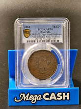 PGCS AU58 Graded 1862 - Gipps land Hardware 1d 1862. Port Albert & Sale Vic.
