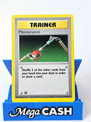 Maintenance 83/102 First 1st Edition Shadowless Base Set 1999 NM