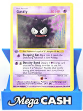 Gastly 50/102 First 1st Edition Shadowless Base Set 1999 NM