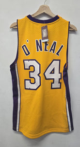 L.A. Lakers Shaq O'Neal Jersey - Swingman Collection Harwood Classic - Size Small