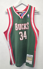 Jersey Milwaukee Bucks Giannis Antetokounmpo 2013-14 Swingman Hardwood Classics - Size Large ANTETOKOUNMPO SMALL