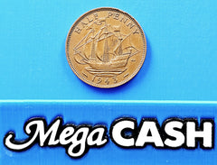 British 1943 Half Penny