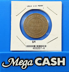Australian 1914 Half Penny