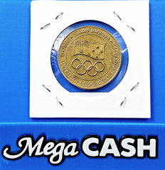 1996 Atlanta Olympics Commemorative Medal - Official Australian Olympic Team Newspaper - Sunday Telegraph