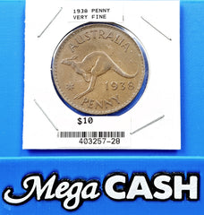 Australia 1938 Penny - Very Fine