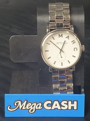 UNISEX - MARC JACOBS BAKER - ANALOGUE STEEL WRISTWATCH - MBM3242