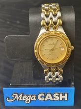 UNISEX - ELLESSE - ANALOGUE WATCH - 03-0043 - SILVER/GOLD STAINLESS STEEL BAND