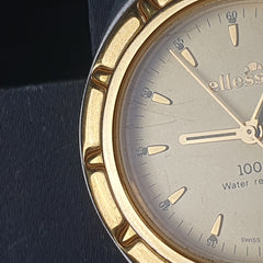 UNISEX - ELLESSE - ANALOGUE WATCH - 03-0043 - SILVER/GOLD STAINLESS STEEL BAND