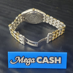 UNISEX - ELLESSE - ANALOGUE WATCH - 03-0043 - SILVER/GOLD STAINLESS STEEL BAND