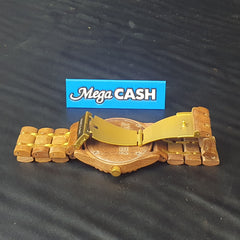 MENS - JENTA BAY - ANALOGUE WATCH - WOOD BAND - IN OWN BOX