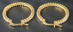 LADIES - 18CT - Cubic Zirconia - EARRINGS