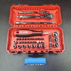 MILWAUKEE - 1/4" Drive 38pc Metric Socket & Bit Set