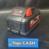 MILWAUKEE - Red Lithium Ion High Output Tool Battery - 8.0Ah - M18 HB8
