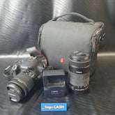 Canon - EOS 700D Digital Camera - with 18-55mm Lens & 55-250mm Lens + Charger & Bag