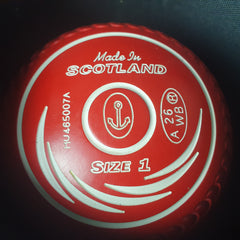 TAYLOR SRV - LAWN BOWLS BALLS - 4 x A 26 WB SIZE 1 IN BAG