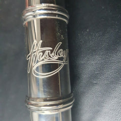 Huxley Flute C Key Nickel Plated with Italian Pads