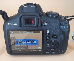 CANON CAMERA EOS1500D & EFS 18-55mm Lens with Battery Charger & Bag